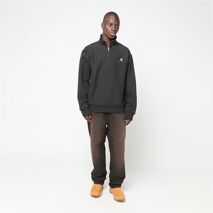 Half Zip American Script Sweater by Carhartt WIP