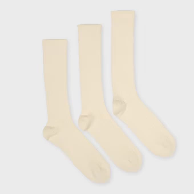 Pack Three Ami De Coeur Embroidery Socks 6