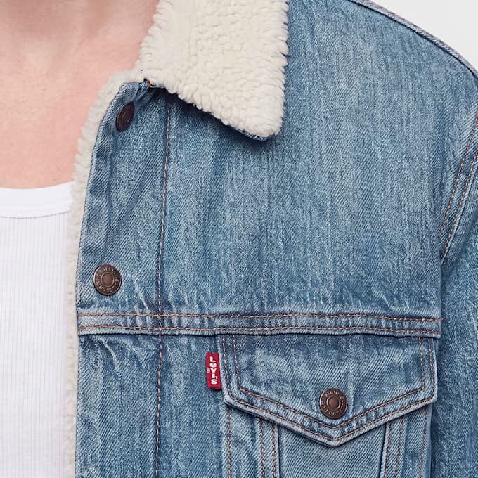 Red Tab Type 3 Trucker med indigo by Levi's