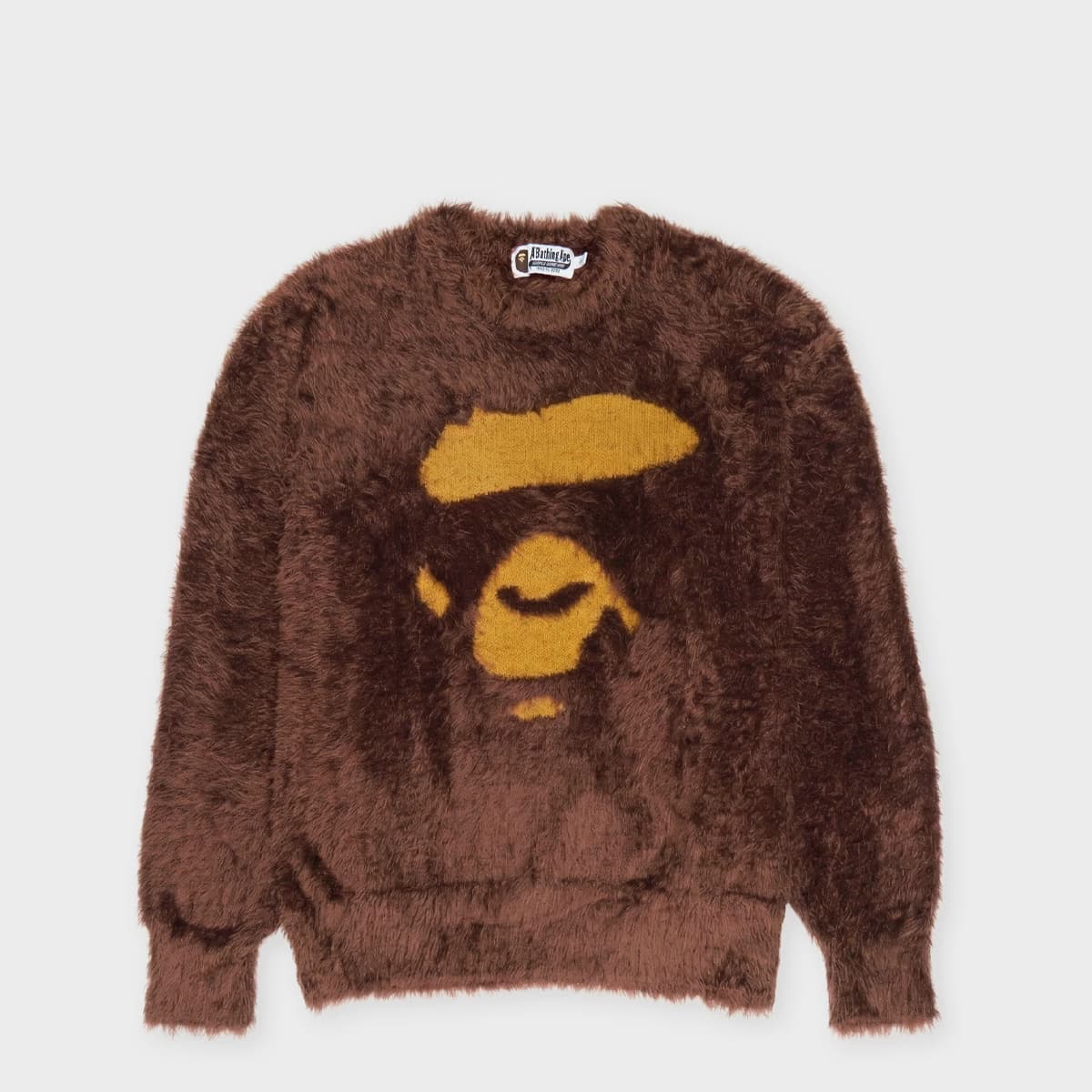 Ape Face Shaggy Sweater by A Bathing Ape