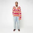 Kente Stripe Knit Polo by Daily Paper