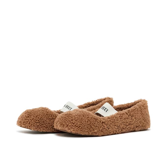 Wmns Shearling Ballerina 9