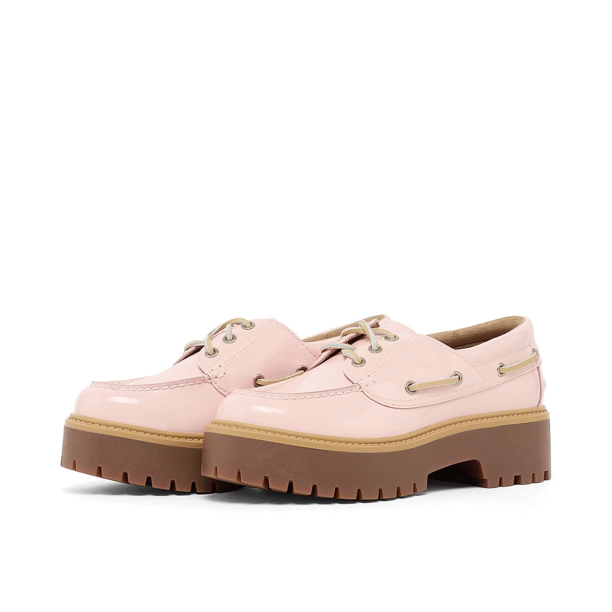 Wmns Stone Street Boat Shoe Patent Leather by Timberland