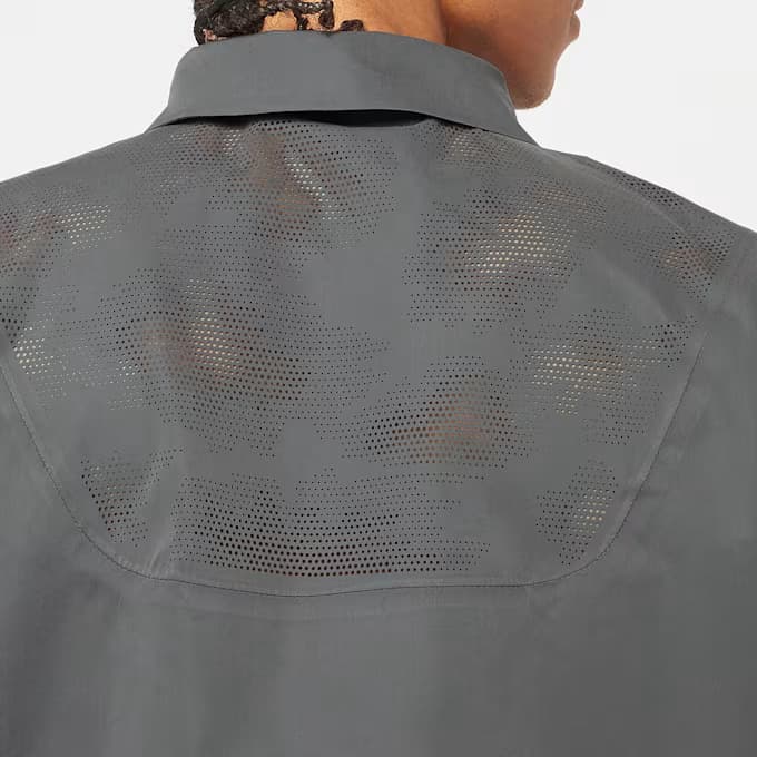 Short Sleeve Laser Cut Shirt 13