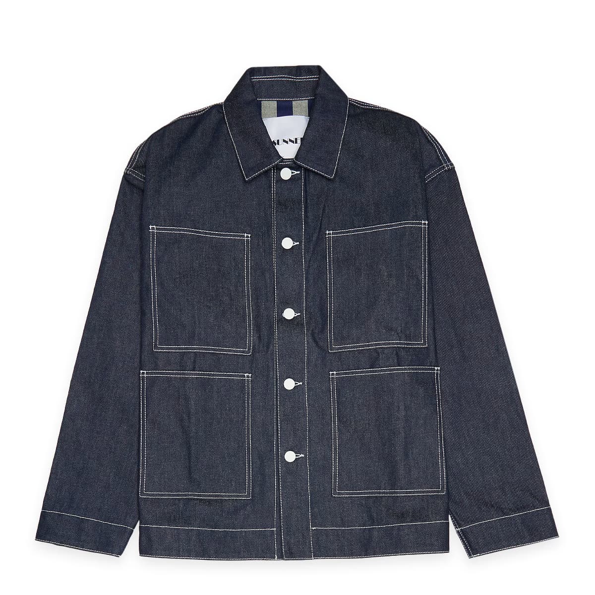 Raw Denim Reversible 4 Pockets Jacket by Sunnei