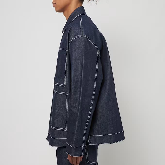 Raw Denim Reversible 4 Pockets Jacket 11