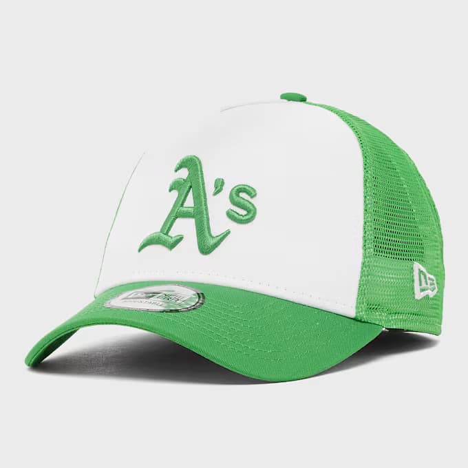 League Essential Trucker Cap Oakland Athletics 6