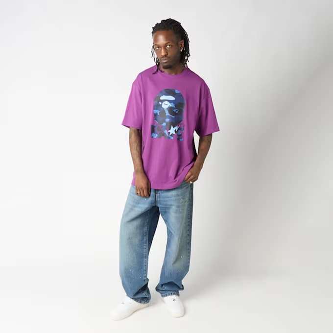 Color Camo Ape Head Relaxed Fit Tee 6