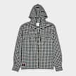 Aair Floweave Printed Check Long Sleeve Hooded Shirt 2