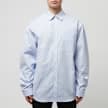 Striped Armhole Open Shirt 3