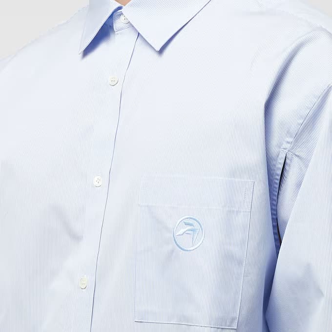Striped Armhole Open Shirt 13