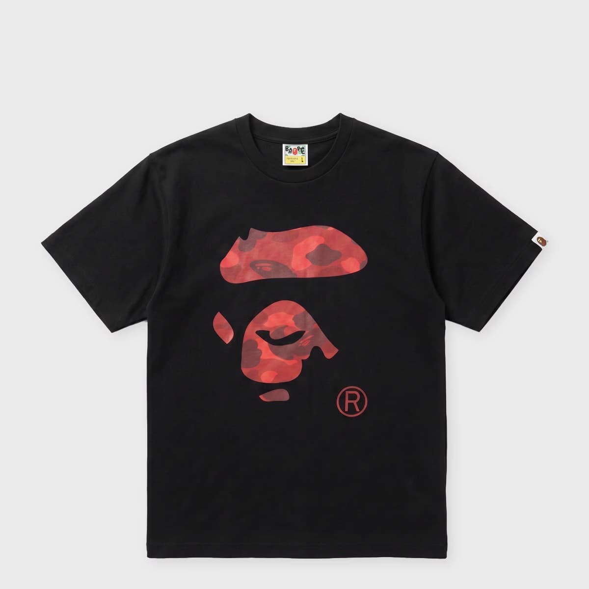 Color Camo Ape Face Tee by A Bathing Ape