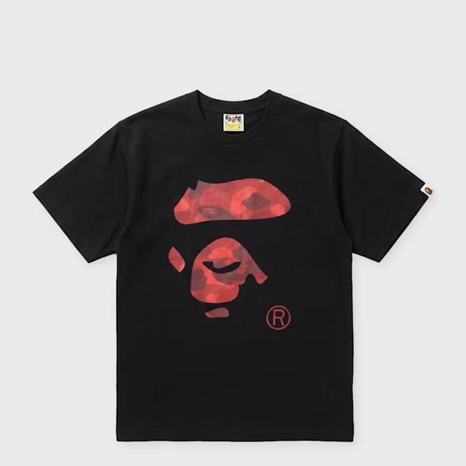 Color Camo Ape Face Tee 7