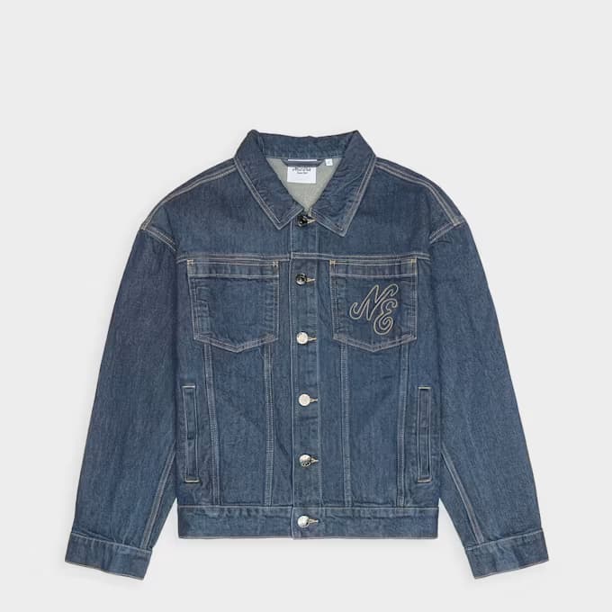 Script Denim Jacket 6