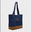 MLB New York Yankees Suede Denim Tote 24L 3