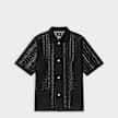 Widespread Collar Shirt Raschel Lace (Crochet) 2