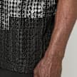 Widespread Collar Shirt Raschel Lace (Crochet) 4