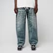 Fake Print Sta Loose Fit Denim Pants by A Bathing Ape