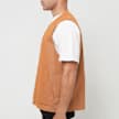 Work Zip Vest Canvas by Beams Plus