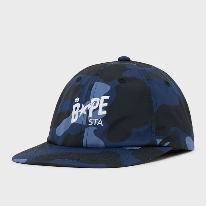 Color Camo Bape Sta Panel Cap 6