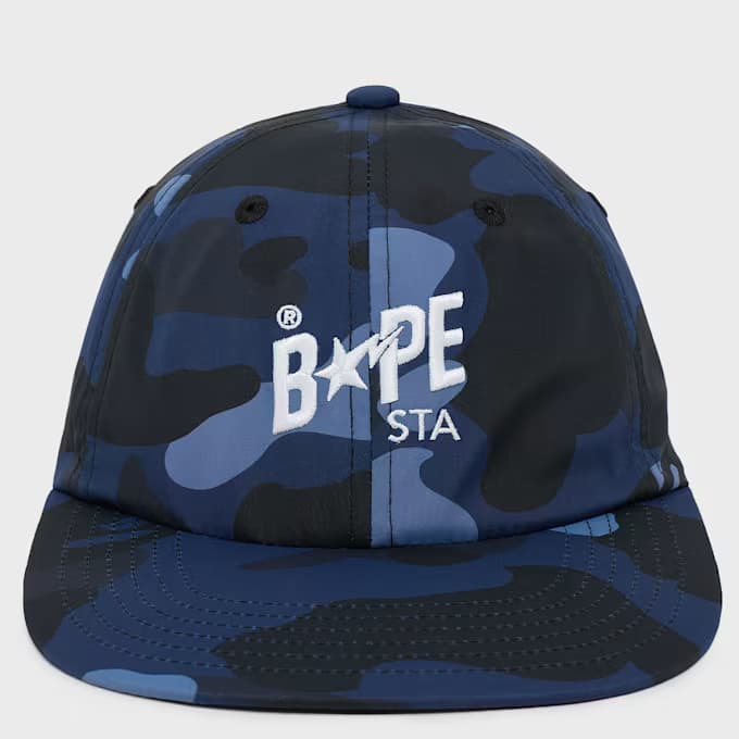 Color Camo Bape Sta Panel Cap 9