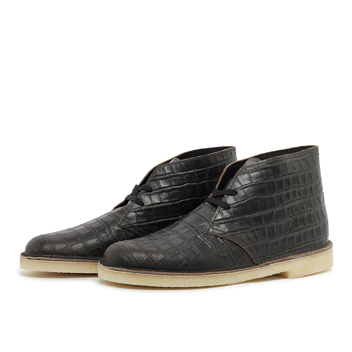 Desert Boot Crocodile Leather by Clarks Originals