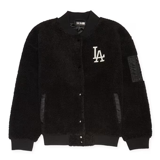MLB Los Angeles Dodgers OS Sherpa Bomber Jacket 8