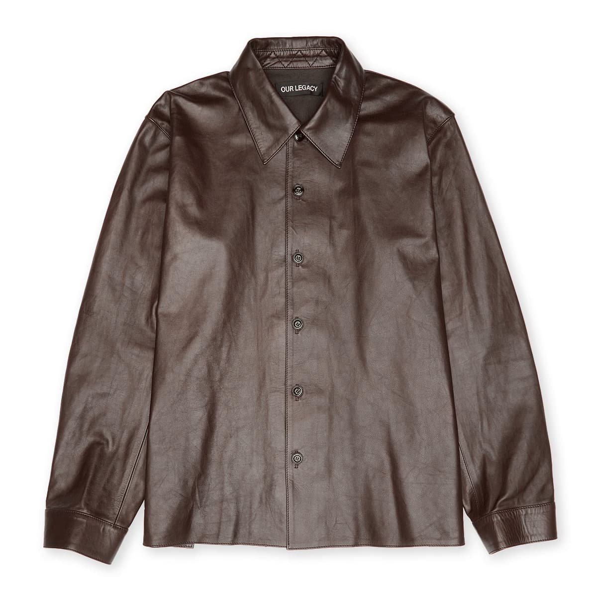 Welding Shirt Fluid Calfskin by OUR LEGACY